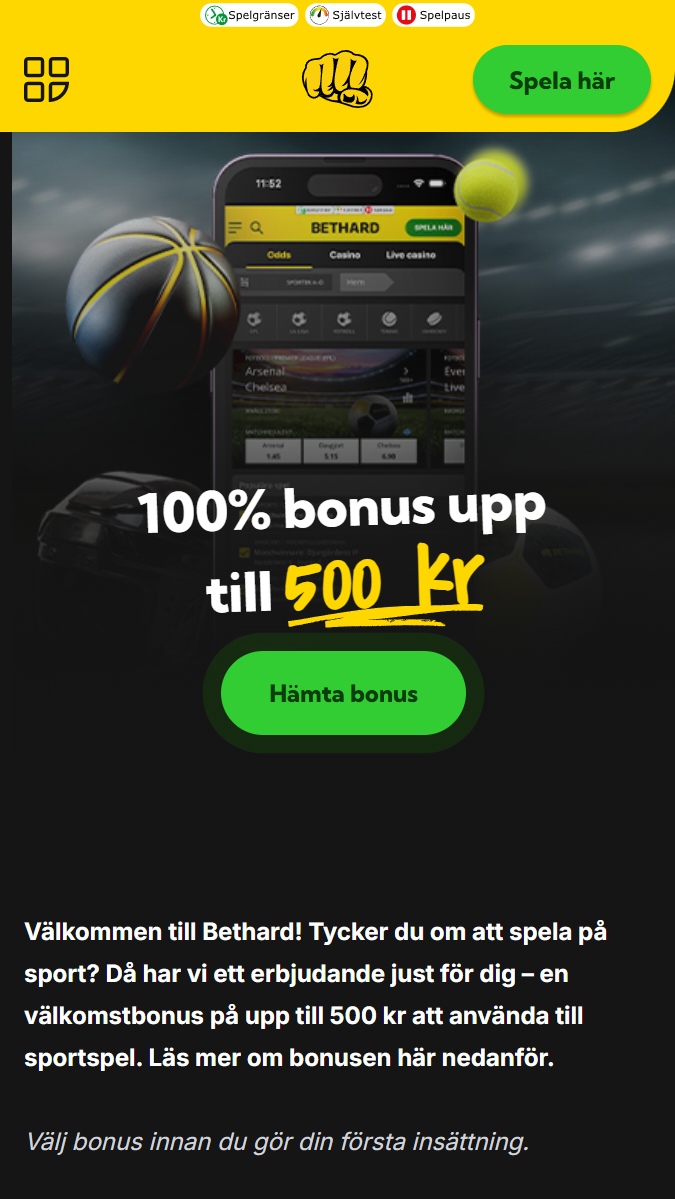 Bethard-kampanjerbjudanden