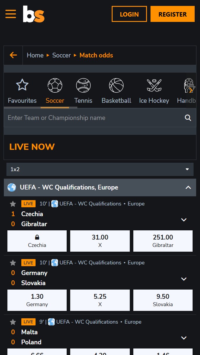Betstro live sportspel