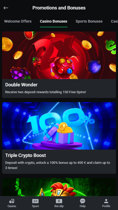 Leon Casino free spins bonusar