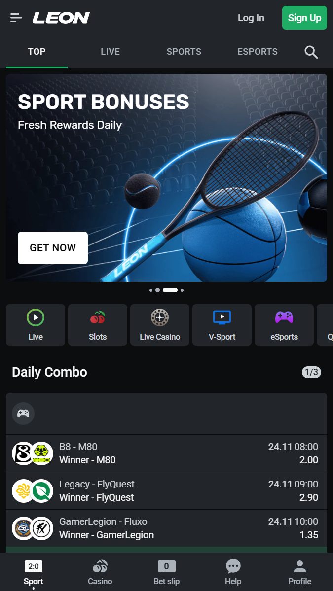 LeonBet livespel