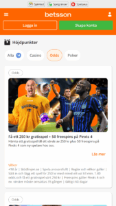 Betsson bonusar och kampanjer