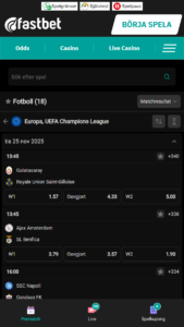 UEFA Champions League-spel