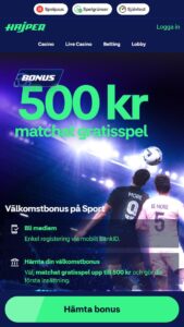 Hajper-bonusar och kampanjer