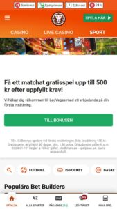 LeoVegas Sverige Bonusar och Kampanjer