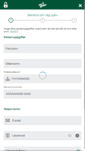 Skapa ett konto hos MrGreen Sverige