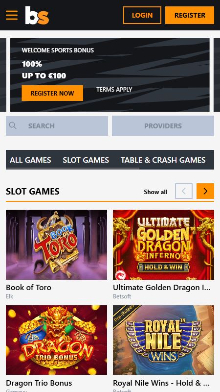 Online Betstro hemsida