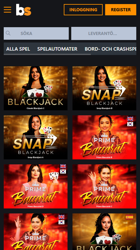 Betstro live casino