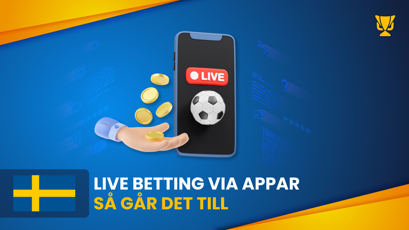 Live betting via appar