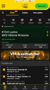 Sportspel online hos Bethard