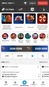 Megapari sportspelsajt i Sverige