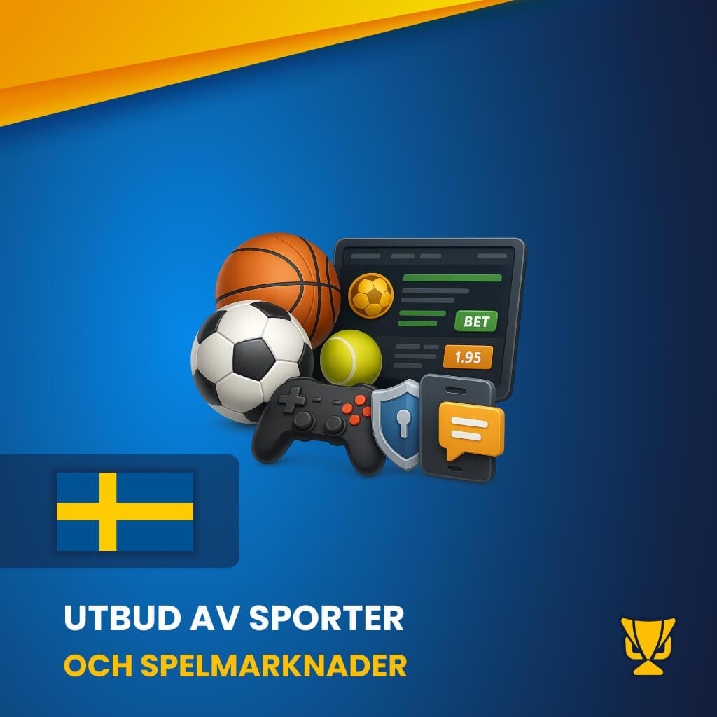 Utbud av Sporter och Spelmarknader