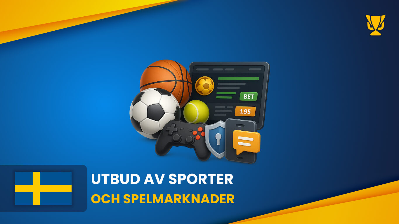 Utbud av Sporter och Spelmarknader