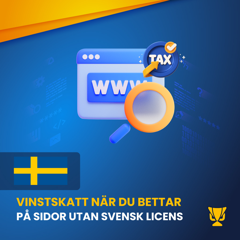 Vinstskatt när du bettar på sidor utan svensk licens