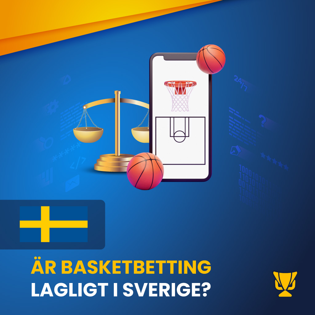 Kan du spela på basket i Sverige? Regler, licenser och trygga alternativ för betting
