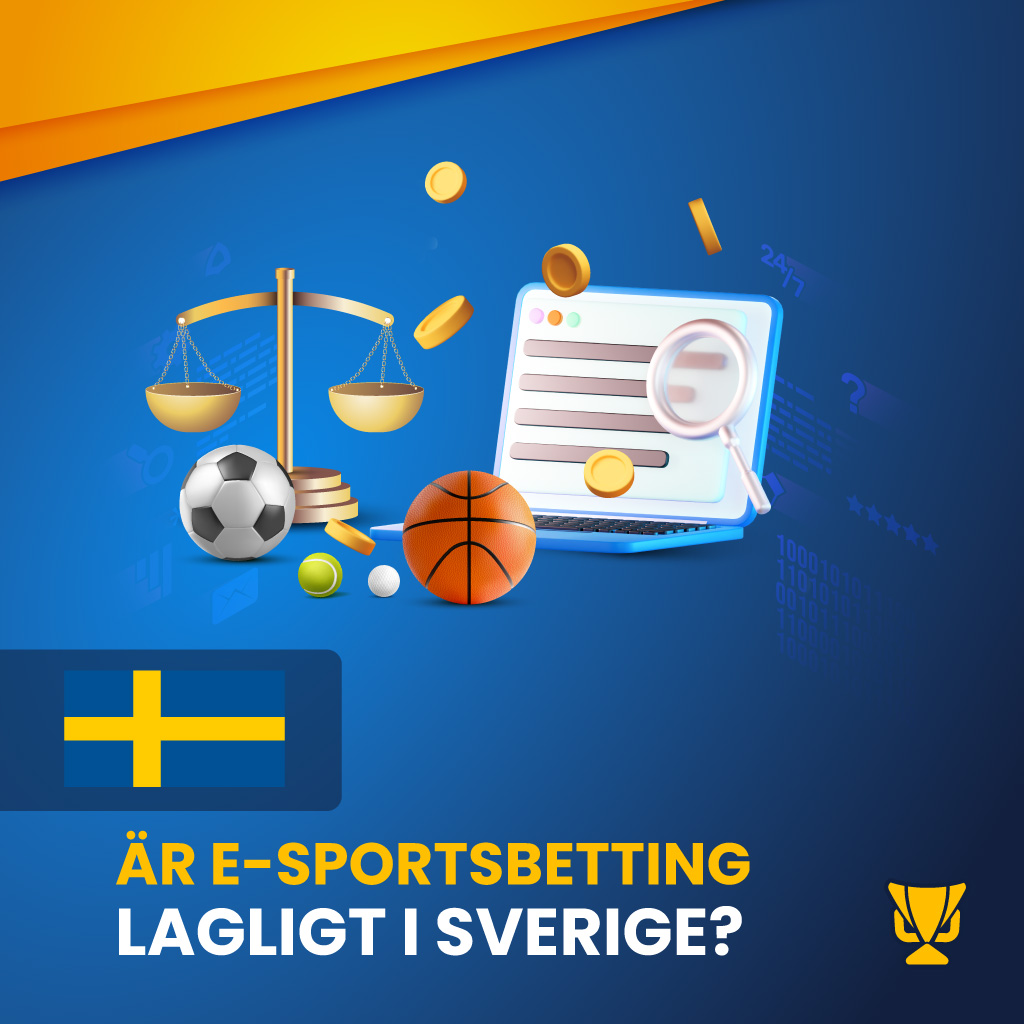 Kan du spela på e-sport i Sverige? Så fungerar lagar och regler för betting