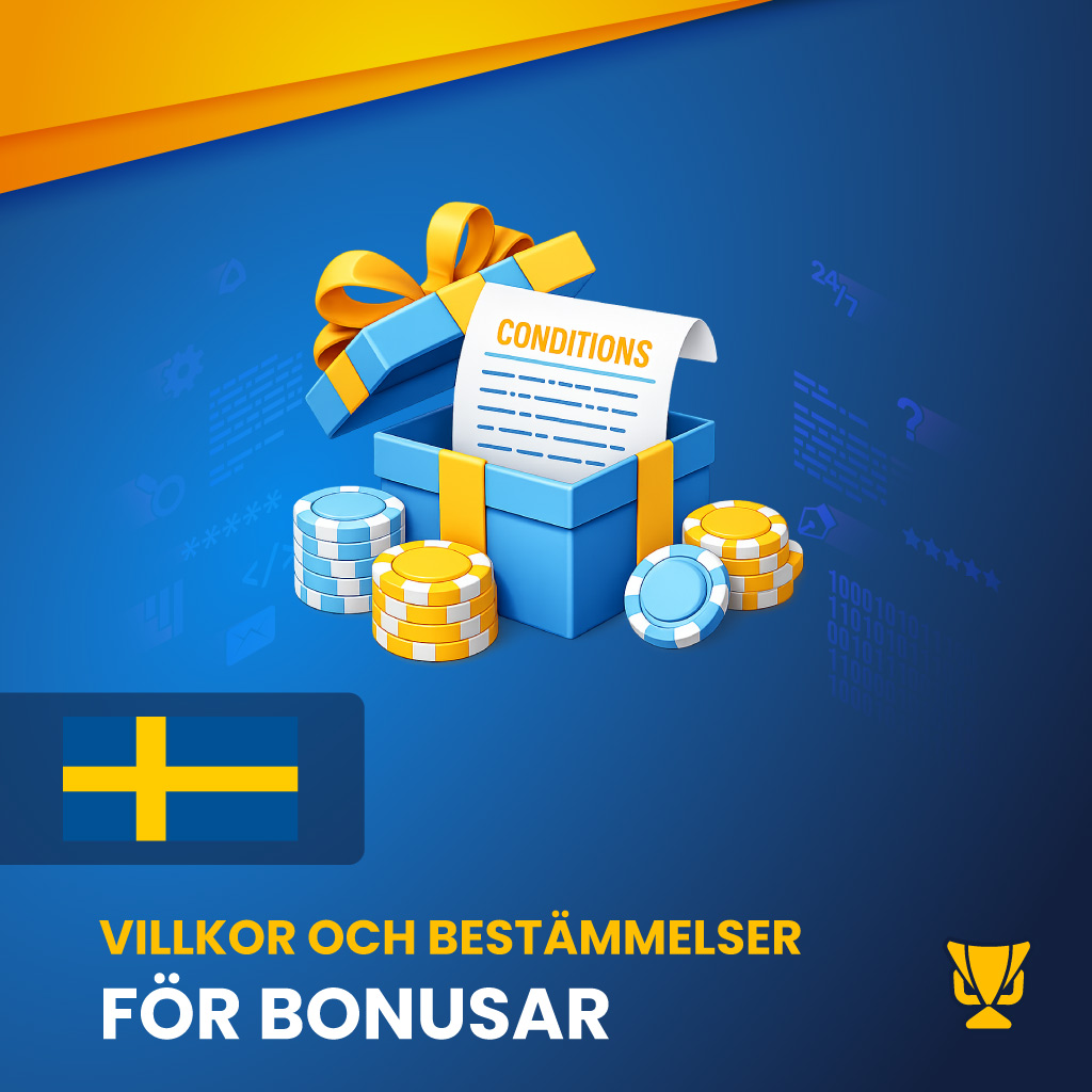 Villkor och bestämmelser för bonusar